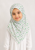 روسری دخترانه نخی گلدار