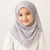 روسری دخترانه نخی گلدار